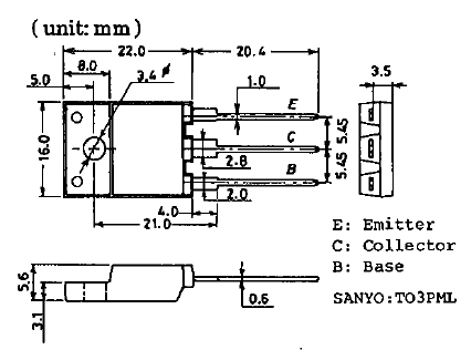 Цоколевка транзистора 2SC4769 (С4769)